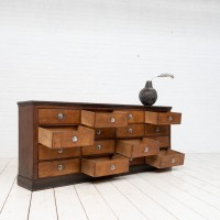Oak cabinet with drawers