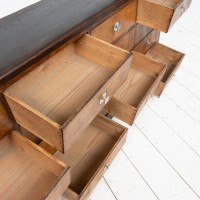 Oak cabinet with drawers