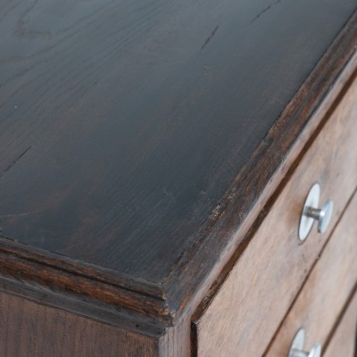 Oak cabinet with drawers