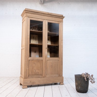 2-door oak  French bookcase, early 20th century