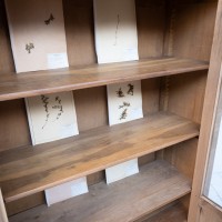 2-door oak  French bookcase, early 20th century