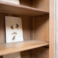 2-door oak  French bookcase, early 20th century
