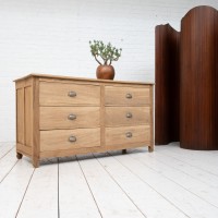Antique oak cabinet with drawers 1930