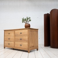 Antique oak cabinet with drawers 1930