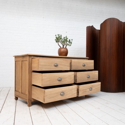 Antique oak cabinet with drawers 1930