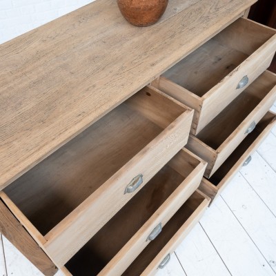 Antique oak cabinet with drawers 1930