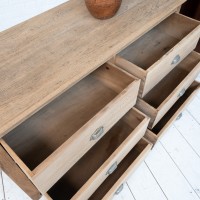 Antique oak cabinet with drawers 1930
