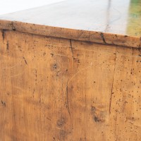 Curved cherry wood chest of drawers, Italy, 18th century