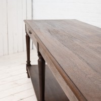 Impressive oak draper's table, France 1920