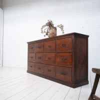 Wooden haberdashery cabinet, 1900 France