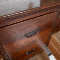 Wooden haberdashery cabinet, 1900 France