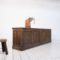 Large  French trading counter, late 19th century
