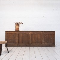 Large  French trading counter, late 19th century