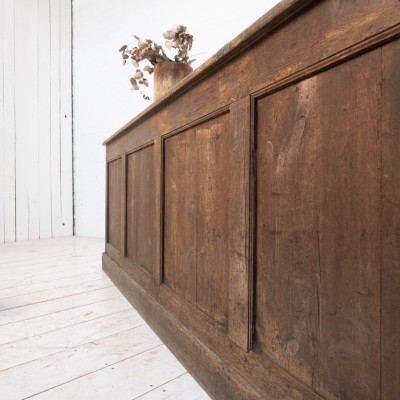 Large  French trading counter, late 19th century