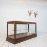 Art Deco mahogany and stone display cabinet, 1920