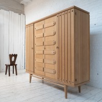 Cupboard style GUILLERME et CHAMBRON 1950 s