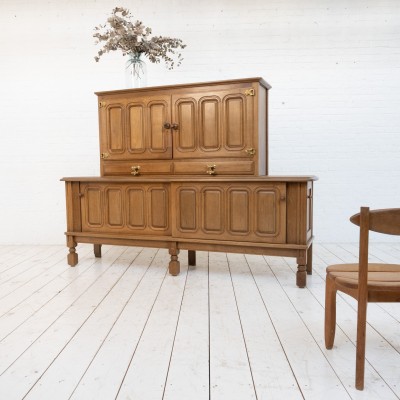 GUILLERME et CHAMBRON sideboard France c.1960 Furniture proposed by ECLECTIQUE ANTIQUE dealer