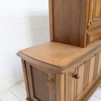 GUILLERME et CHAMBRON oak sideboard France c.1960 Furniture proposed by ECLECTIQUE ANTIQUE.