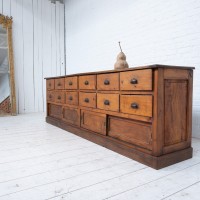 French cabinet with drawers and sliding doors c. 1930