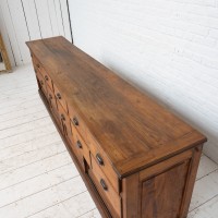 French cabinet with drawers and sliding doors c. 1930