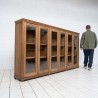 Grande vitrine en chêne, début 20ème