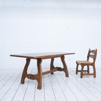 Table en chêne 1950