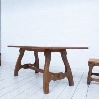 Table en chêne 1950