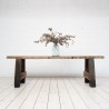 Console primitive hêtre et chêne