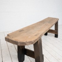 Console primitive hêtre et chêne