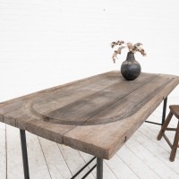 Table de repas primitive, début 20ème