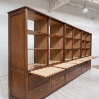 Large oak grocery cabinet, 1920