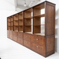 Large oak grocery cabinet, 1920