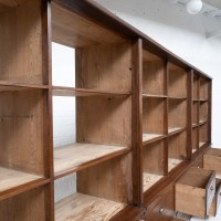 Large oak grocery cabinet, 1920