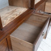 Large oak grocery cabinet, 1920