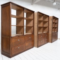 Large oak grocery cabinet, 1920