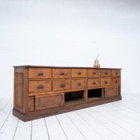 French cabinet with drawers and sliding doors c. 1930