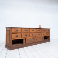 French cabinet with drawers and sliding doors c. 1930