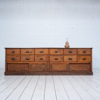 French cabinet with drawers and sliding doors c. 1930