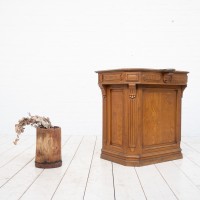 Comptoir en bois vers 1900