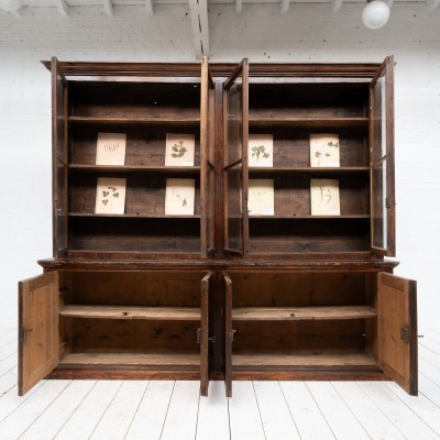 Large 8-door French bookcase, 1920