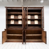 Large 8-door French bookcase, 1920