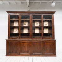 Large 8-door French bookcase, 1920