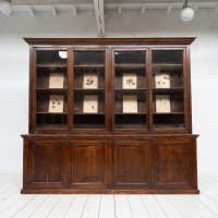Large 8-door French bookcase, 1920