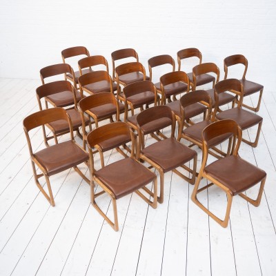 1 to 20 BAUMANN Traineau chairs, 1970