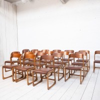 1 to 20 BAUMANN Traineau chairs, 1970