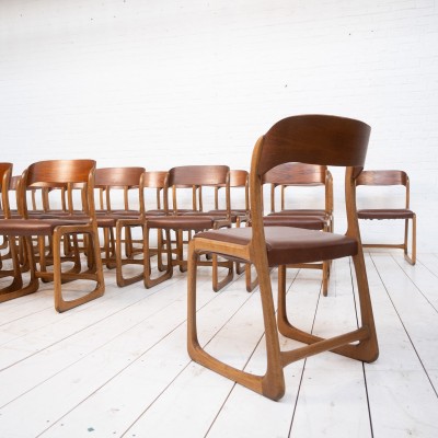 1 to 20 BAUMANN Traineau chairs, 1970