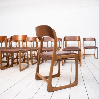 1 to 20 BAUMANN Traineau chairs, 1970