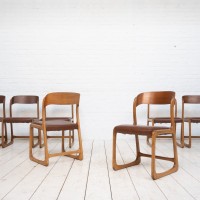 1 to 20 BAUMANN Traineau chairs, 1970
