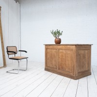 Comptoir en chêne, début XXème