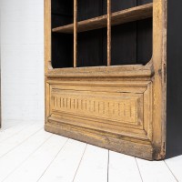 Paire d'imposantes bibliothèques en chêne